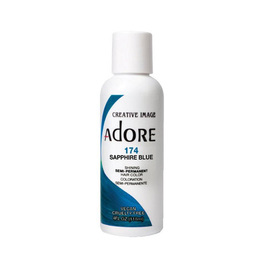 ADORE Semi Permanent Hair Colour Sapphire Blue 118ml