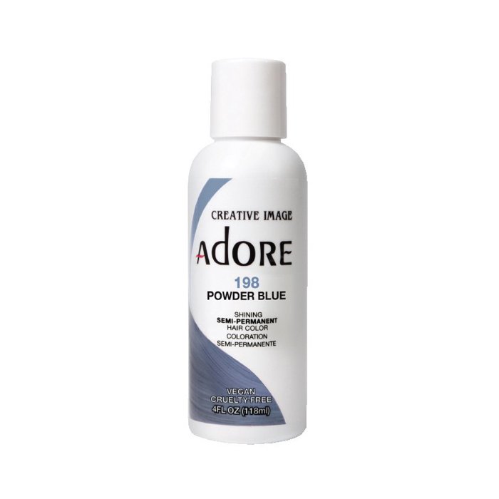 ADORE Semi Permanent Hair Colour Powder Blue 118ml