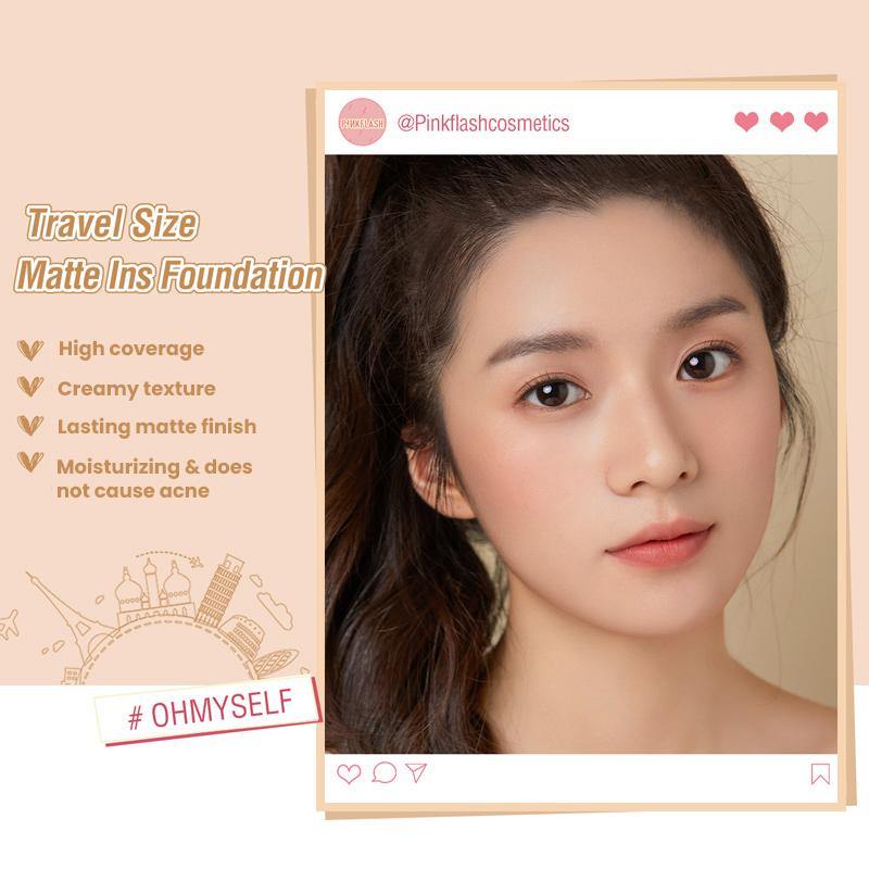 PINKFLASH Oh Myself Matte Foundation Sachet #01 VANILLA