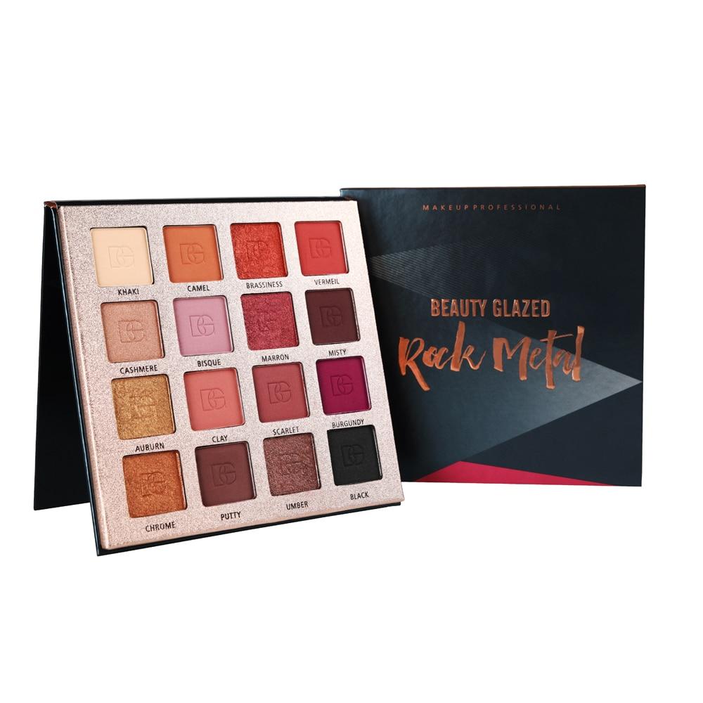 Beauty Glazed Rock Metal Palette