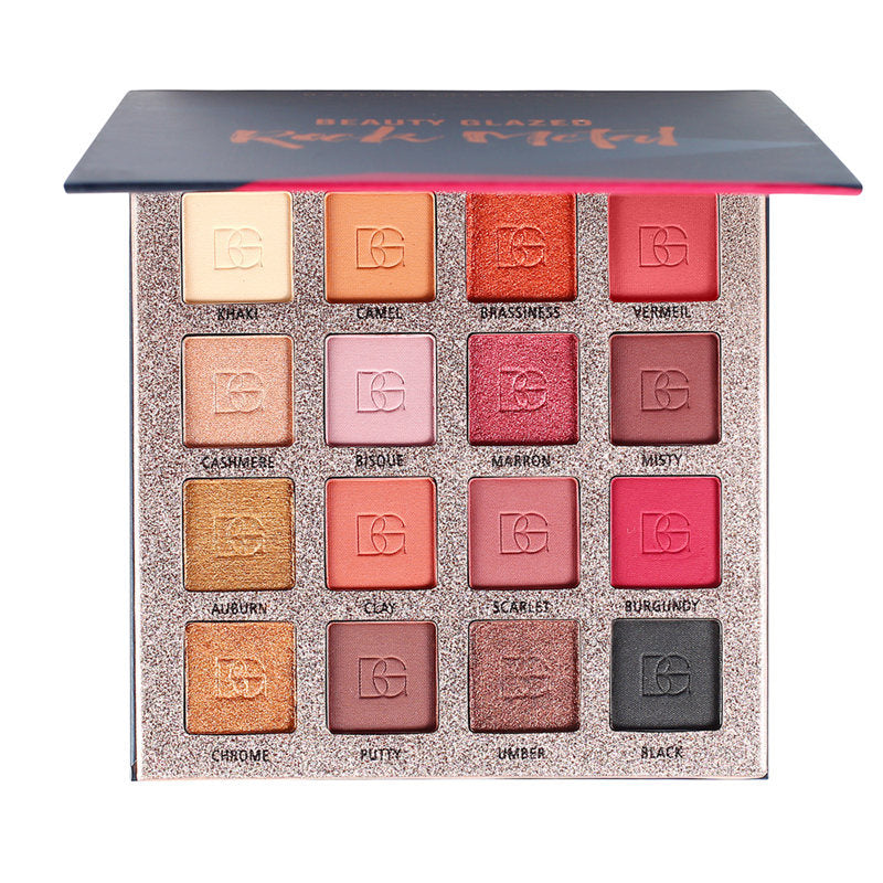 Beauty Glazed Rock Metal Palette