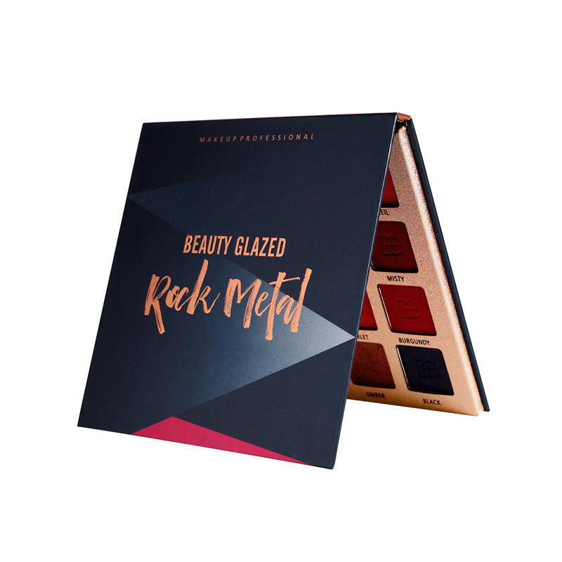 Beauty Glazed Rock Metal Palette
