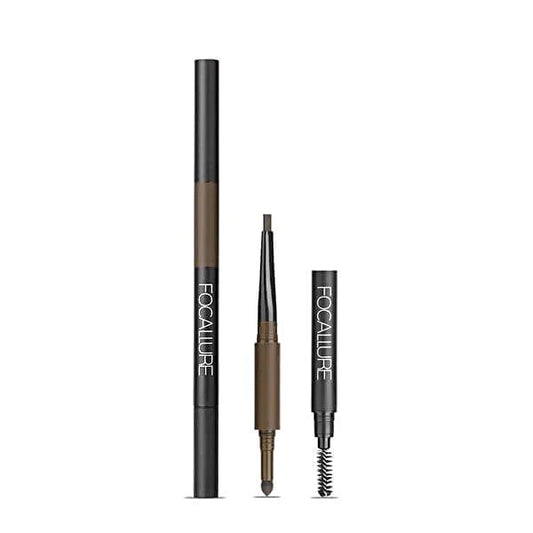 FOCALLURE Triple Action Auto Brow Pen #01 Gray Brown