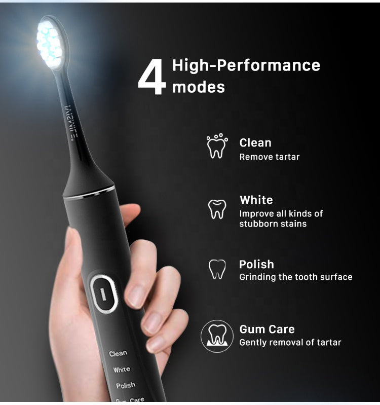 IVISMILE Sonic Electric Power Whitening LED Toothbrush