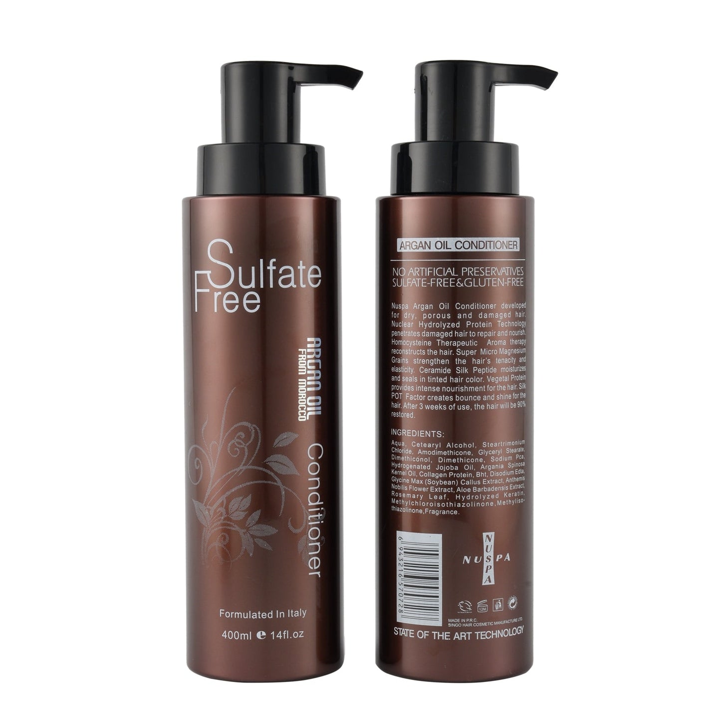 NUSPA Sulfate Free Conditioner 400ml