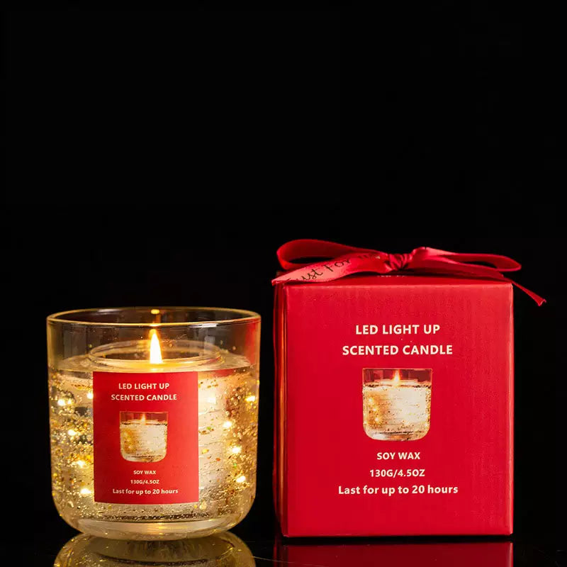 PRIMEBEAUTY LED Festive Scented Candle