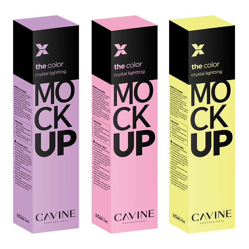 CAVINE MOCKUP X Hair Cream N Color System