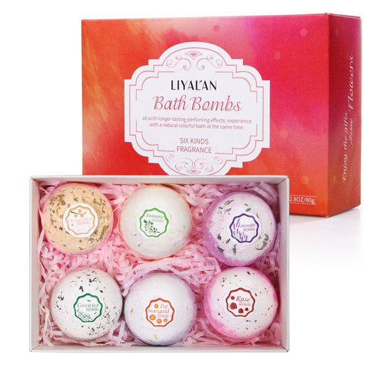 LIYALAN Bath Bomb Set