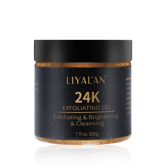 LIYALAN 24K Gold Face Exfoliating Gel