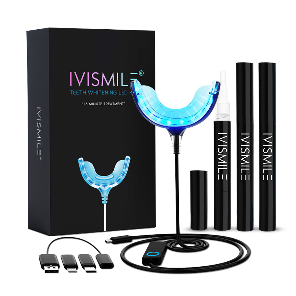 IVISMILE Teeth Whitening USB LED Kit 3.0