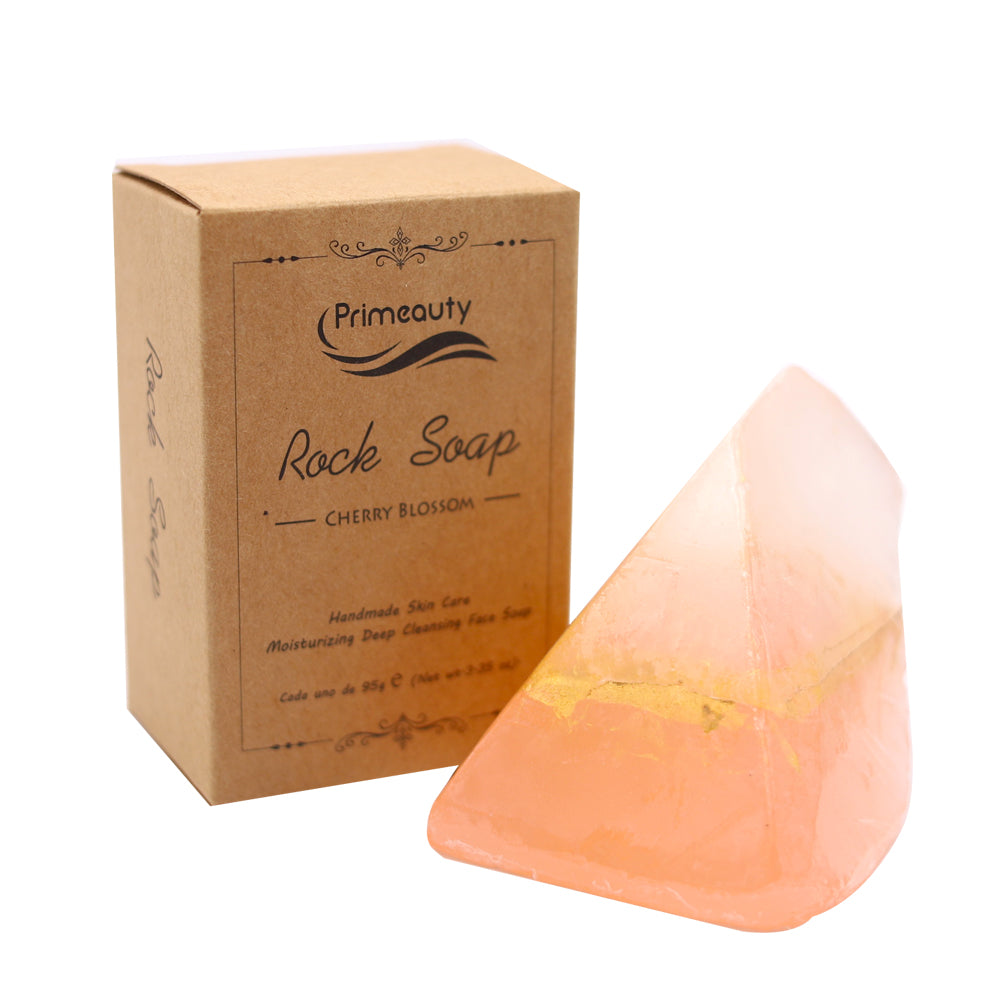 PRIMEBEAUTY Gemstone Rock Soap Cherry Blossom