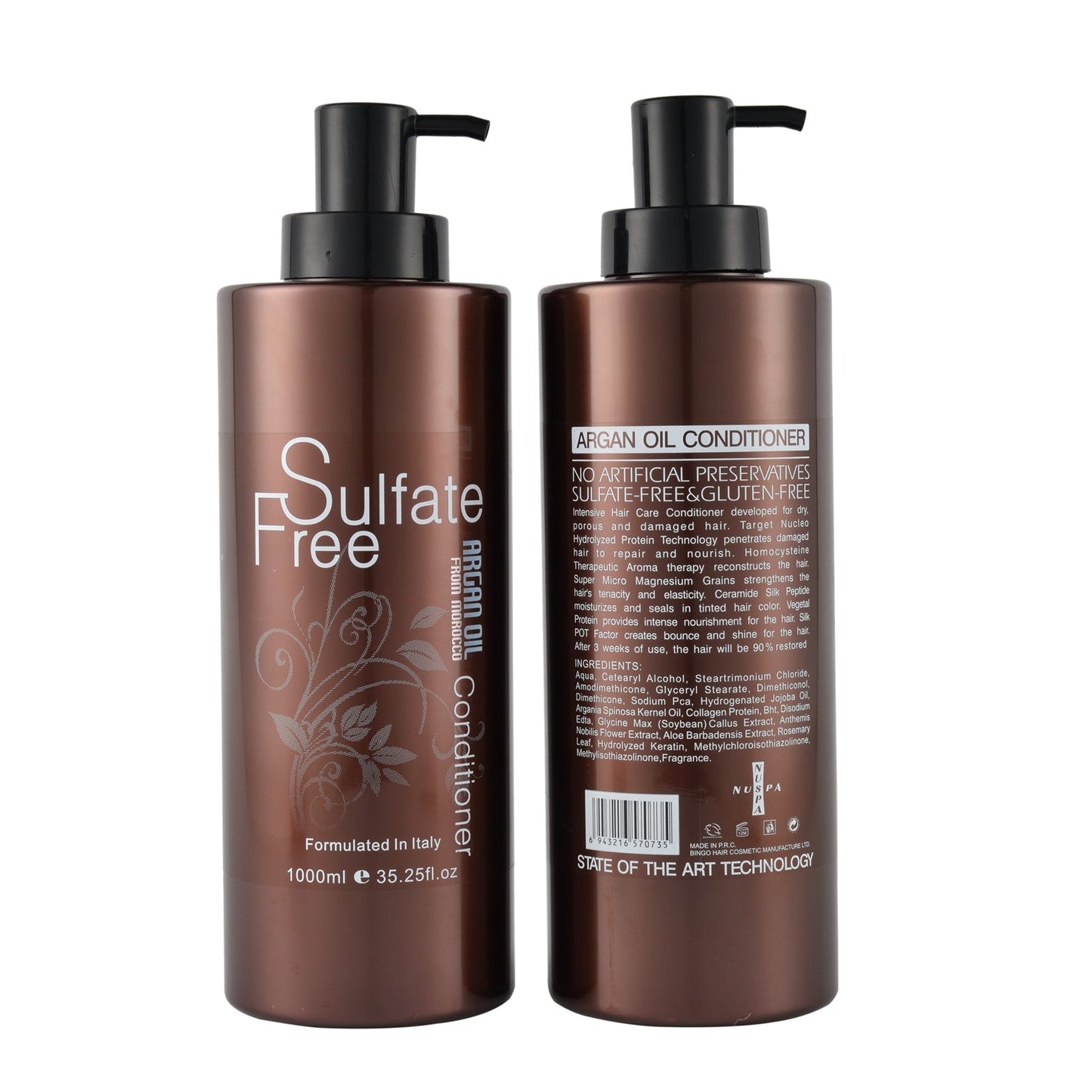 NUSPA Sulfate Free Conditioner 1000ml