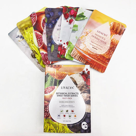 LIYALAN Essence Sheet Mask Variety Pack