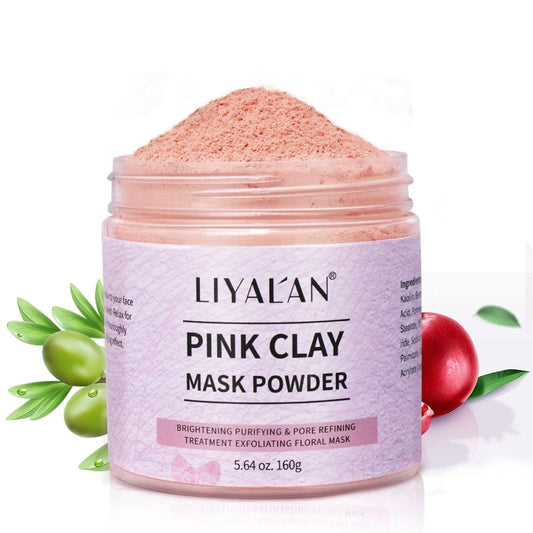 LIYALAN Pink Clay Powder Mask