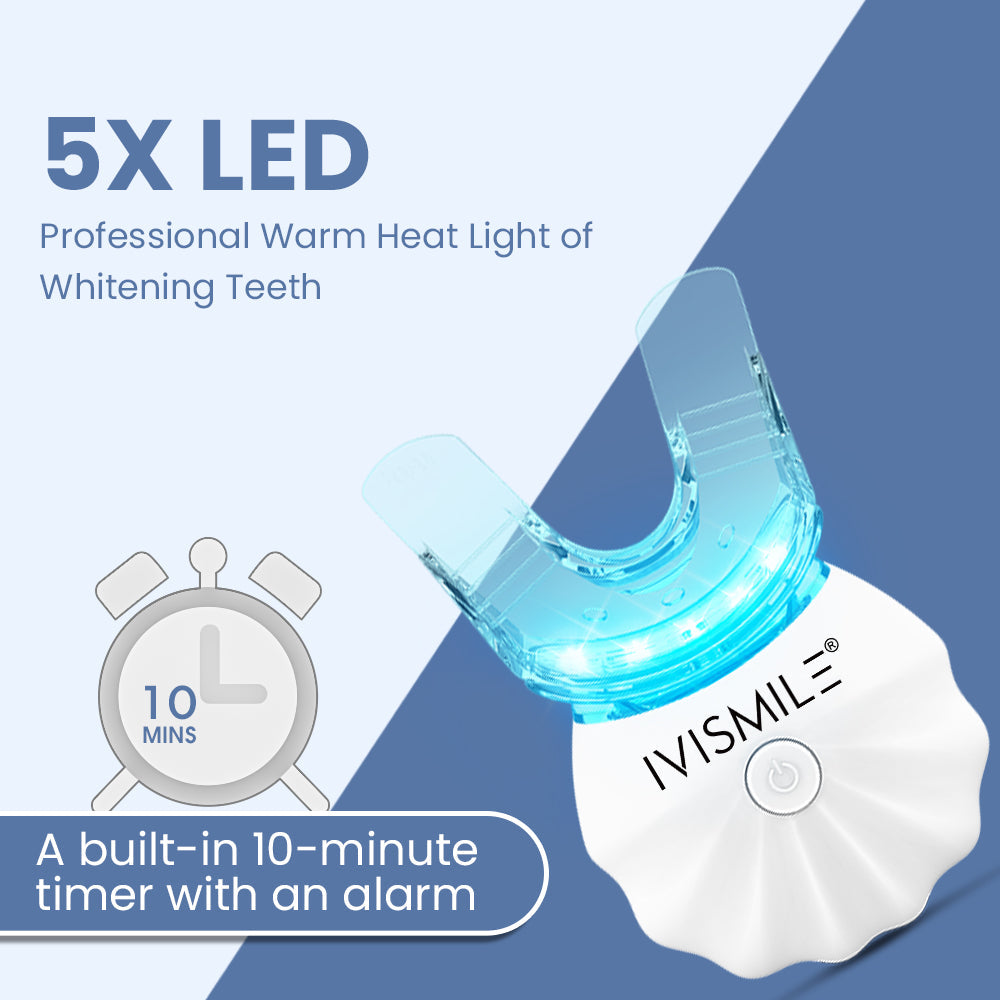 IVISMILE Shell Wireless LED Teeth Whitening Mouthpiece 2.0