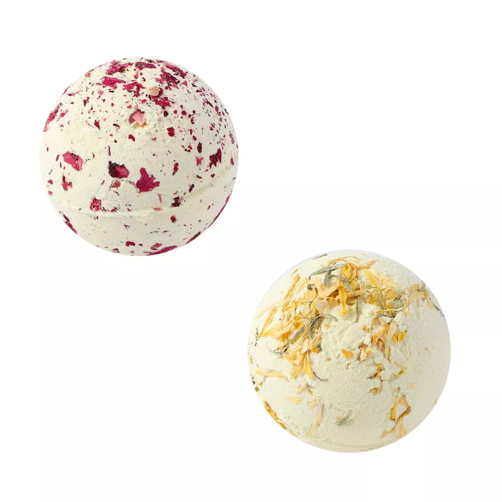 PRIMEBEAUTY Bath Bomb Cupcake Gift Set Rose Mint