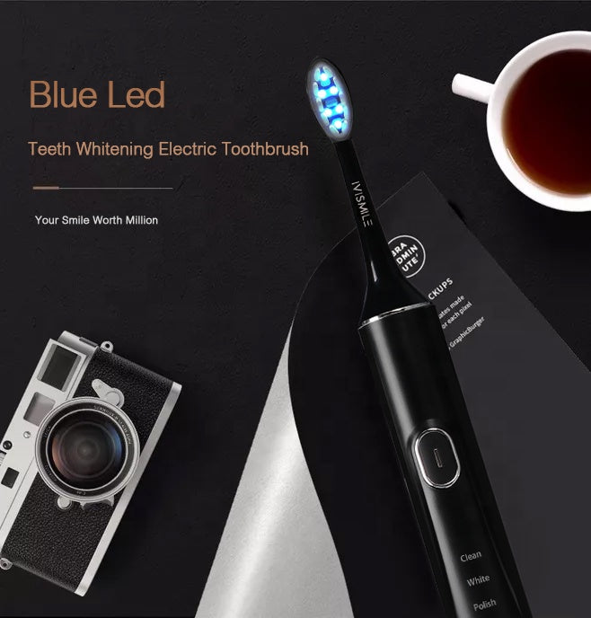 IVISMILE Sonic Electric Power Whitening LED Toothbrush