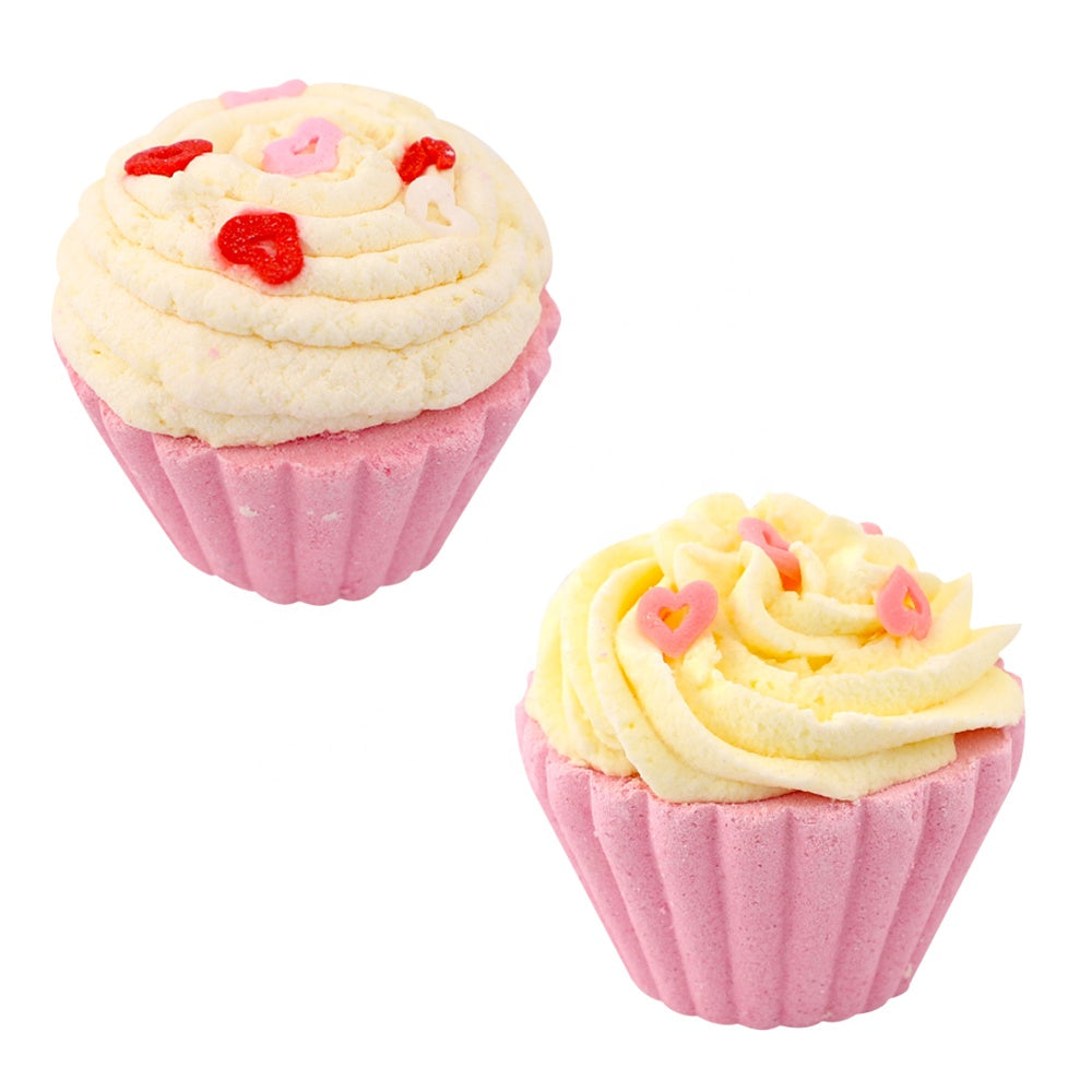 PRIMEBEAUTY Bath Bomb Cupcake Gift Set Sweets For My Sweets