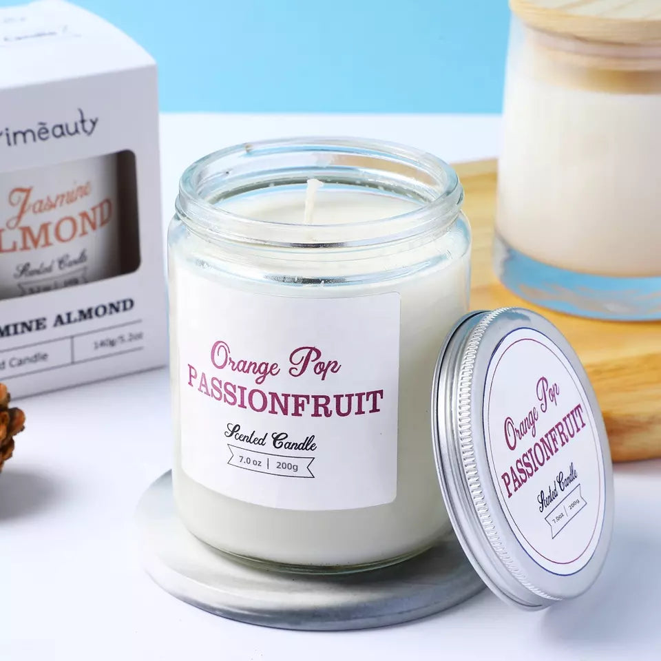 PRIMEBEAUTY Scented Candle Orange Passionfruit Pop