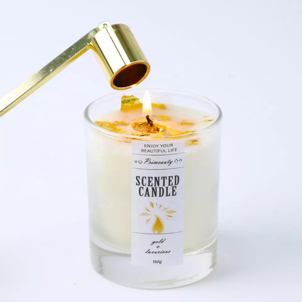 PRIMEBEAUTY Scented Candle Gold and Luxurious