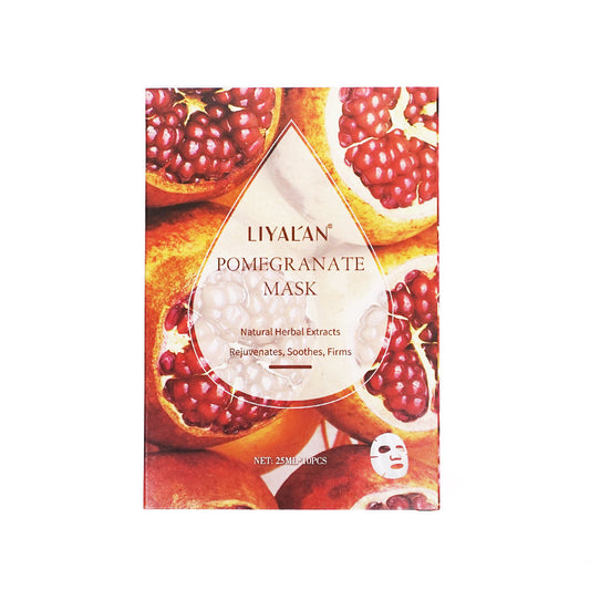 LIYALAN Pomegranate Facial Mask (Rejuvenates/Soothes/Firms