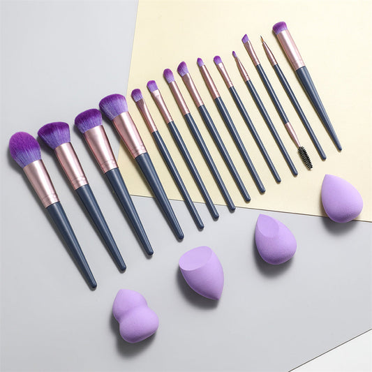 BEAUTY GAZED Ultra Value 18 Piece Brush and Beauty Sponge Set