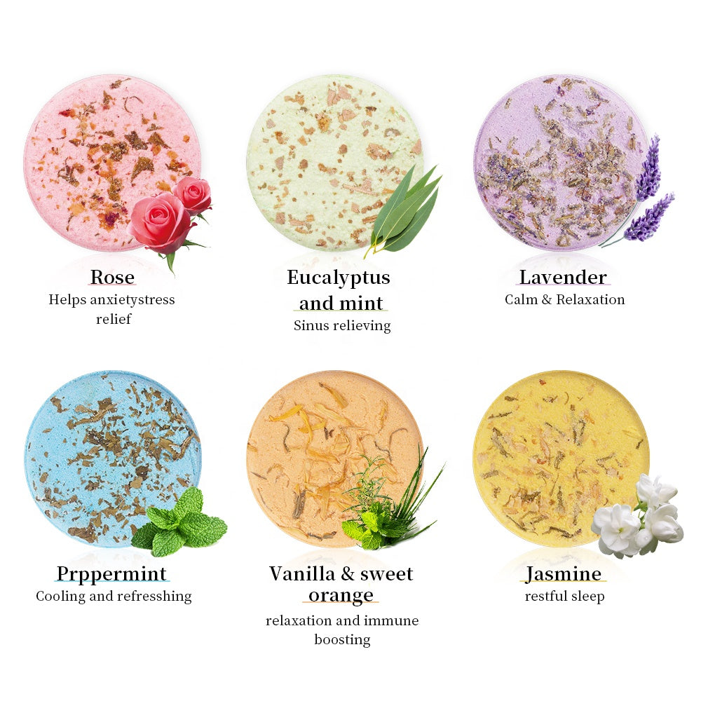 LIYALAN Aromatherapy Shower Steamer 6 Pack