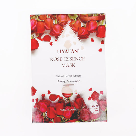 LIYALAN Rose Essence Facial Mask (Toning/Revitalising)