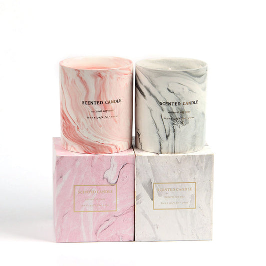 PRIMEBEAUTY Marble Decor Candles