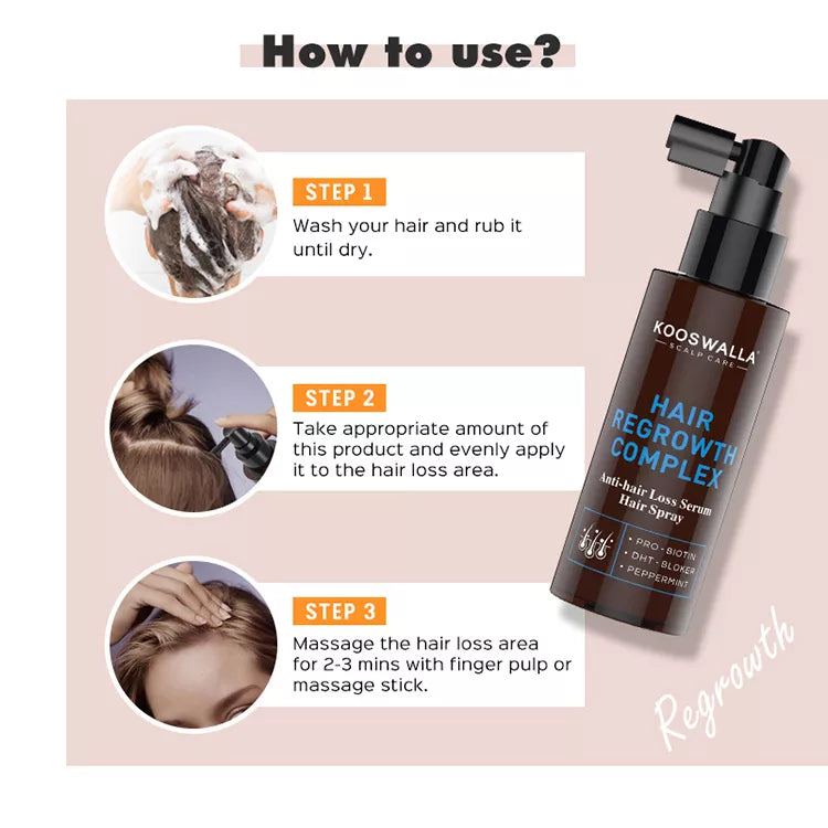 KOOSWALLA Hair Regrowth Complex Serum Kit