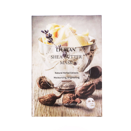 LIYALAN Shea Butter Facial Mask (Moisturizing/Brightening)