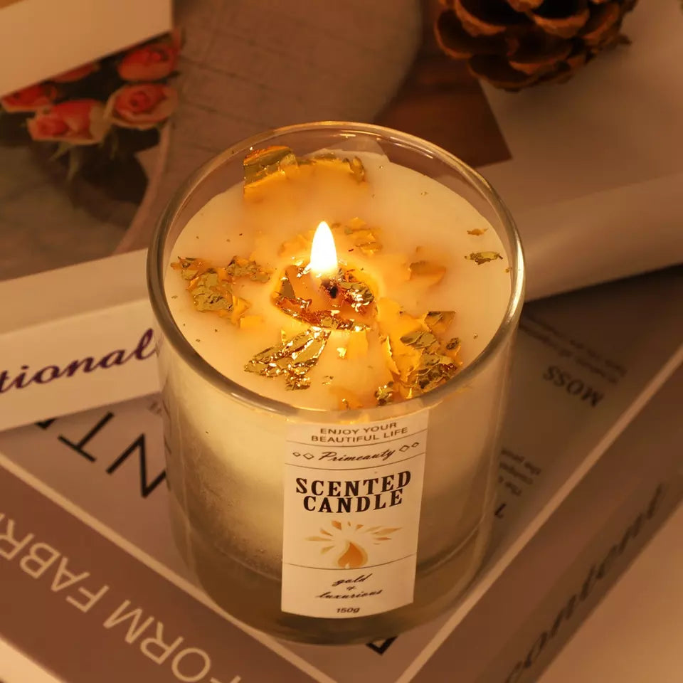 PRIMEBEAUTY Scented Candle Gold and Luxurious