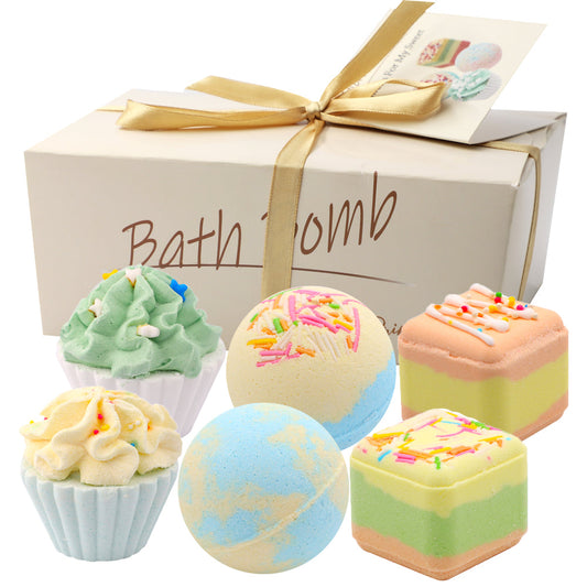 PRIMEBEAUTY Bath Bomb Cupcake Gift Set Tropical