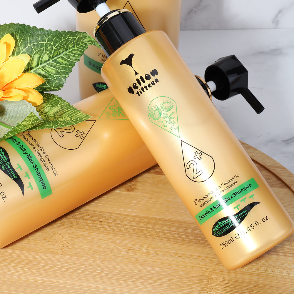 2+ Macadamia Oil & Coconut Oil Smooth Silk Max Shampoo 250ml