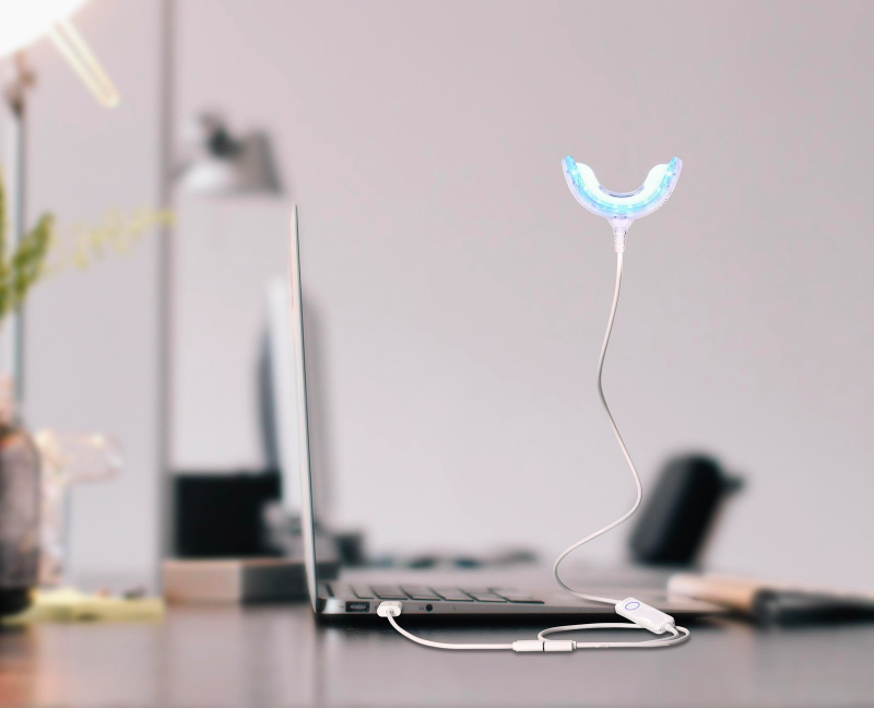 IVISMILE Teeth Whitening USB Light Smart LED Mouthpiece 3.0