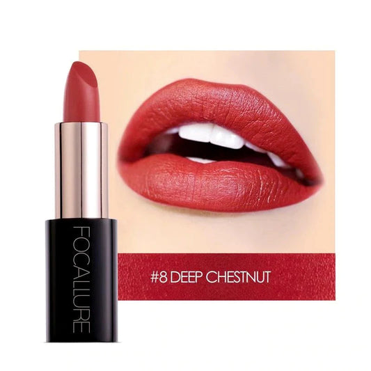 FOCALLURE Lacquer Lipstick #08 DEEP CHESTNUT