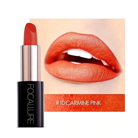 FOCALLURE Lacquer Lipstick #10 CARMINE PINK