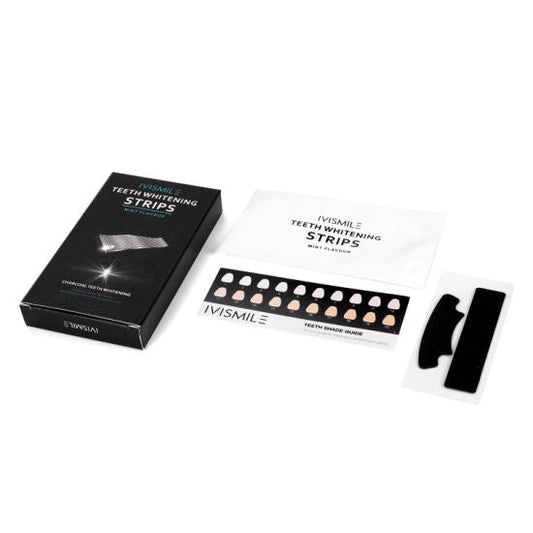 IVISMILE Charcoal Teeth Whitening Strips (14 Pack)