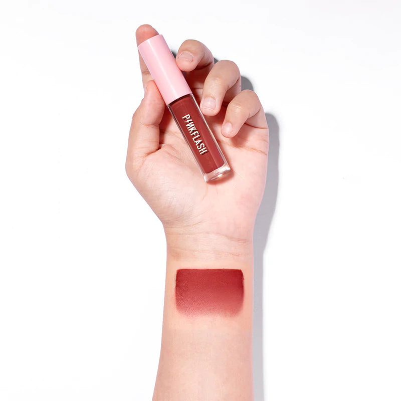 PINKFLASH Melting Matte Liquid Lipstick #R03 ON MODE