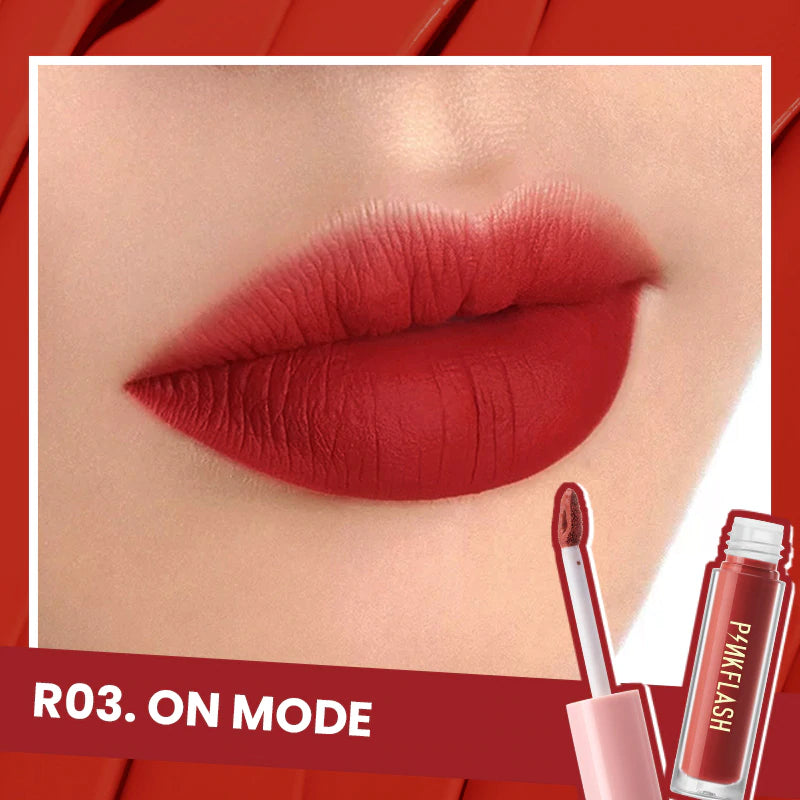 PINKFLASH Melting Matte Liquid Lipstick #R03 ON MODE