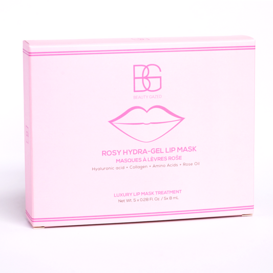 BEAUTY GAZED Rosy Hydra-Gel Lip Mask (5 PACK)