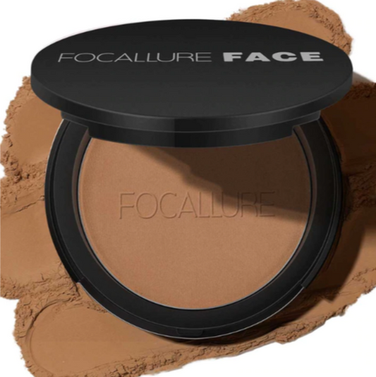 FOCALLURE Face® Compact Pressed Powder #8 ALMOND