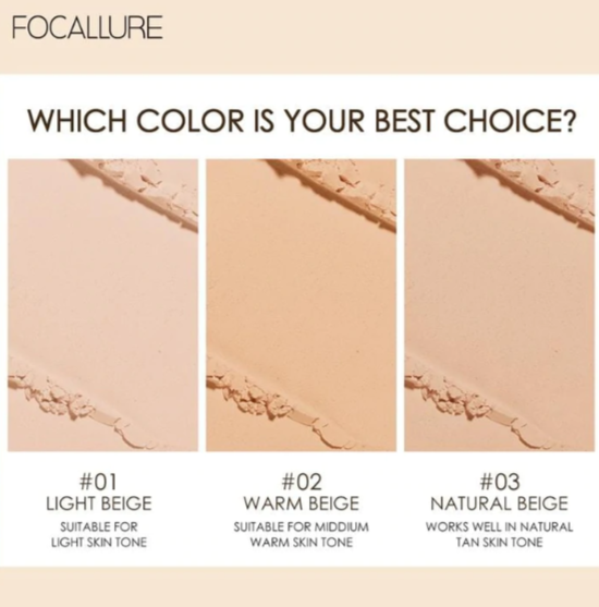 FOCALLURE Covermax® Dual-Purpose Pressed Powders