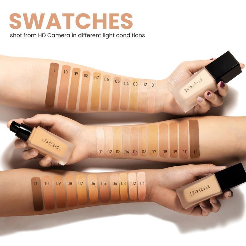 STAGENIUS HD Matte Foundation #08 Sand