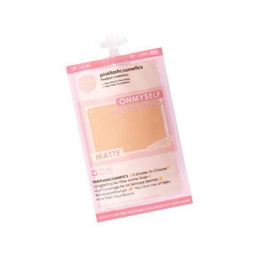PINKFLASH Oh Myself Matte Foundation Sachet #04 MEDIUM PEACH