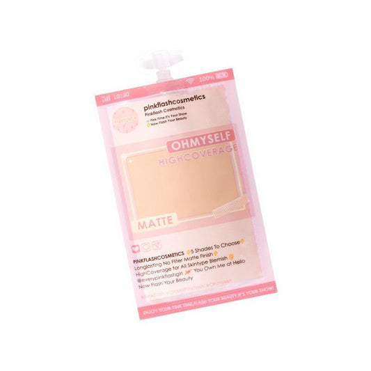 PINKFLASH Oh Myself Matte Foundation Sachet #02 SAND BEIGE