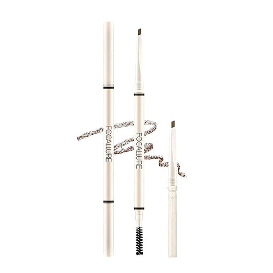 FOCALLURE Artist Sketch Triangular Tip Auto Brow Pen #2 Deep Brown