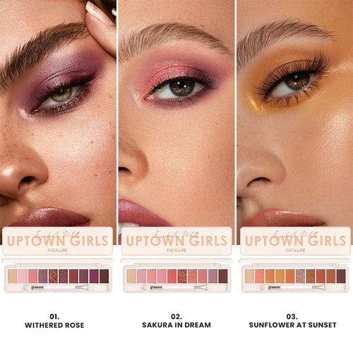 FOCALLURE Uptown Girls Eyeshadow Palette #2 Sakura In A Dream