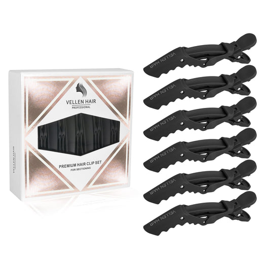 VELLEN HAIR Alligator Hair Clips - 6 Pack