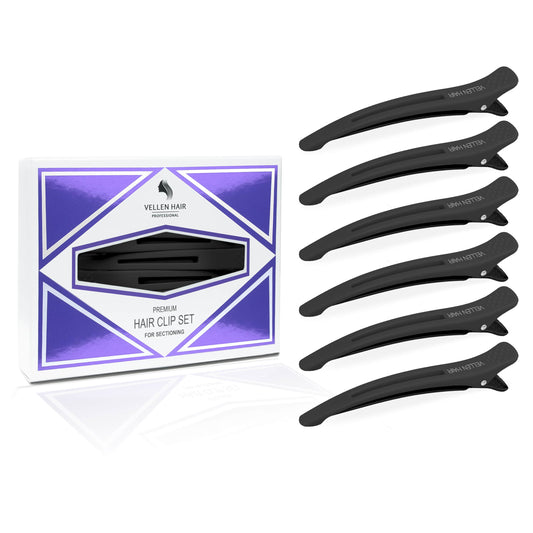 VELLEN HAIR Sectioning Hair Clips - 6 Pack